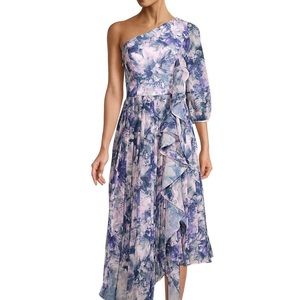 Kay Unger-BRAND NEW, NEVER WORN, TAGS ATTACHED. Size 10-floral printed chiffon
